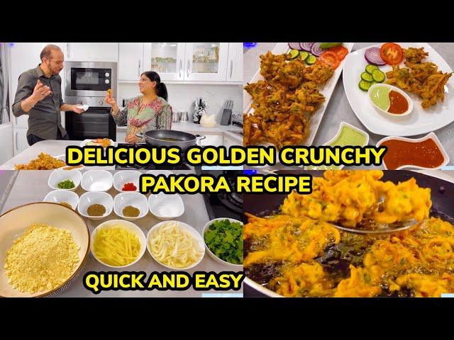 MAMA MAKES DELICIOUS GOLDEN CRUNCHY PAKOREY FOR THE FAMILY ️QUICK AND EASY RECIPE ️