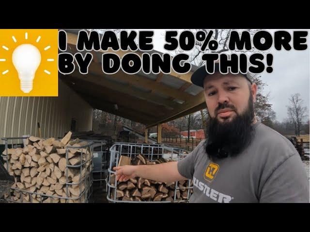 How I Make 50% More Money Selling Firewood!