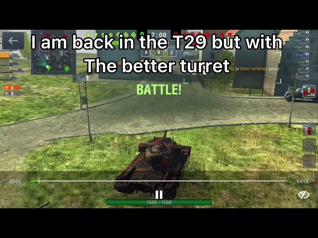 The tank buster! (T29, WoT Blitz)