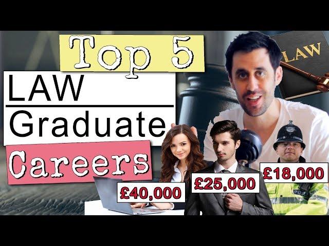 Top 5 Careers For LAW Graduates