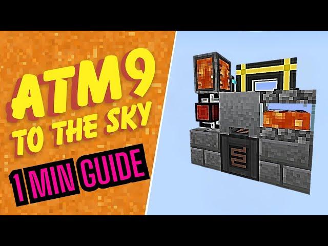 All The Mods 9 To The Sky INFINITE Lava Generator!!!