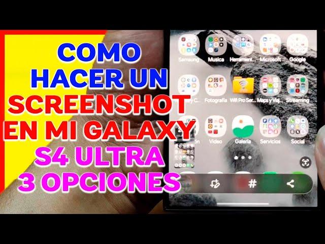 Samsung Galaxy S24 Ultra | Cómo Hacer Una Captura De Pantalla | 3 Opciones