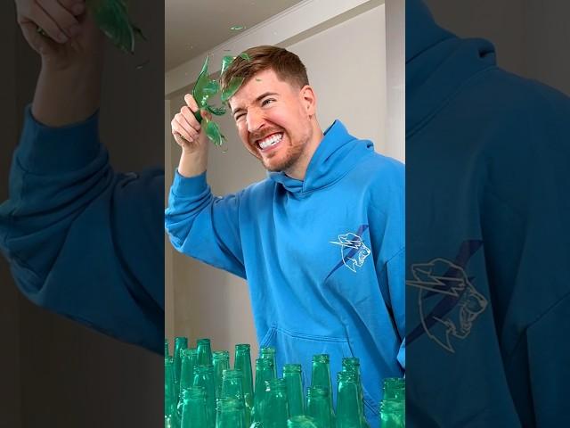 Bottle Head Smashing World Record Attempt!