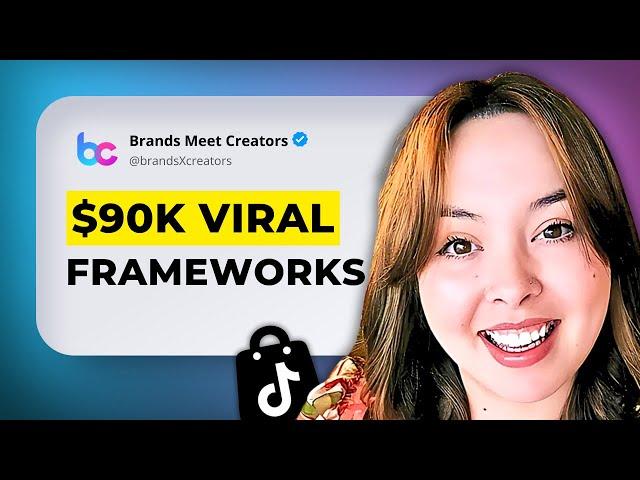 VIRAL FRAMEWORKS Earning $90,000 GMV on TikTok Shop Affiliate!