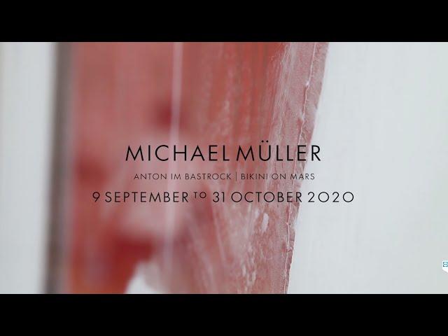 Michael Müller speaks about his approach to painting and abstraction, August 2020