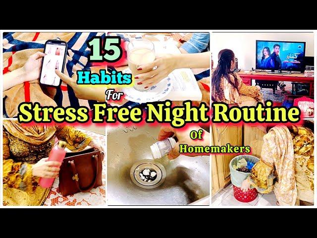 15-Smart Habits For happy & stress Free Night Routine Of Homemakers | My Night Routine | WomeniaATF