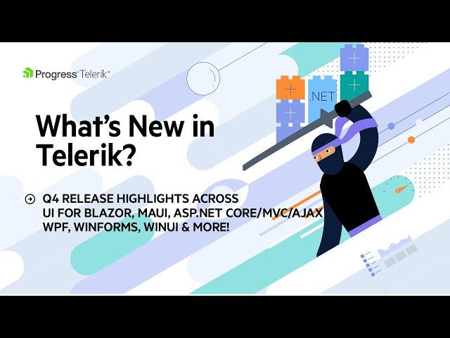 Telerik UI Release | The Latest In Telerik UI for Blazor, MAUI, ASP.NET Core, WinUI & More