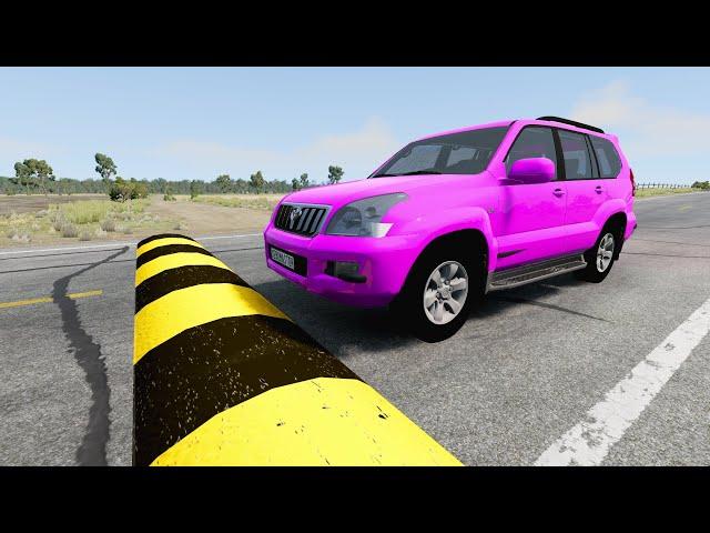 Cars Vs Massive Speed Bumps #3 - BeamNG.Drive