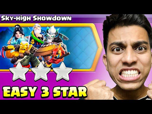 BEST Way to 3 Star Sky High Showdown Challenge in Clash of Clans