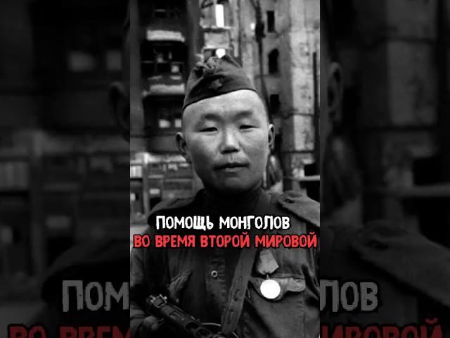 Помощь монголов во время войны #история #факты #прошлое #интересно #ссср #познавательно