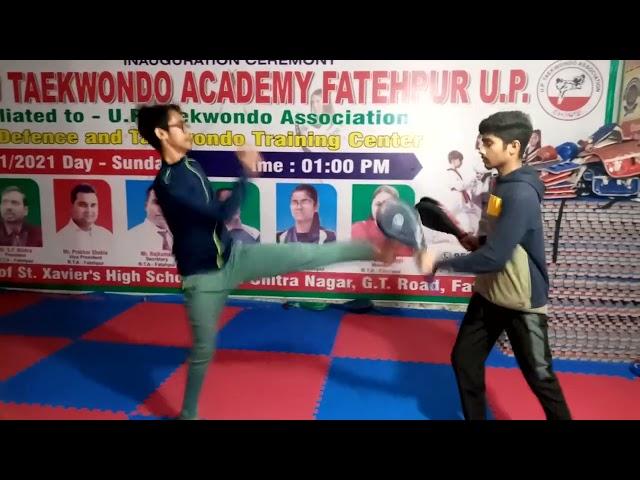 Raj Taekwondo Academy Fatehpur, Taekwondo Practice by - Muslimeen #ViralVideo #Shorts