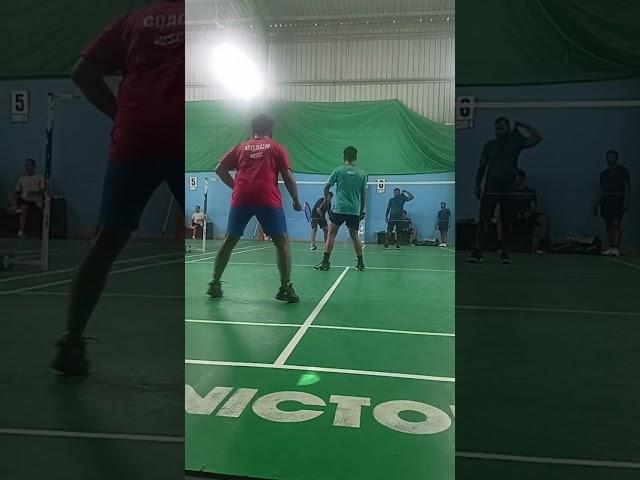 Badminton doubles game #youtube #ytshots #badminton #games #shorts #shots #trending #viralvideo