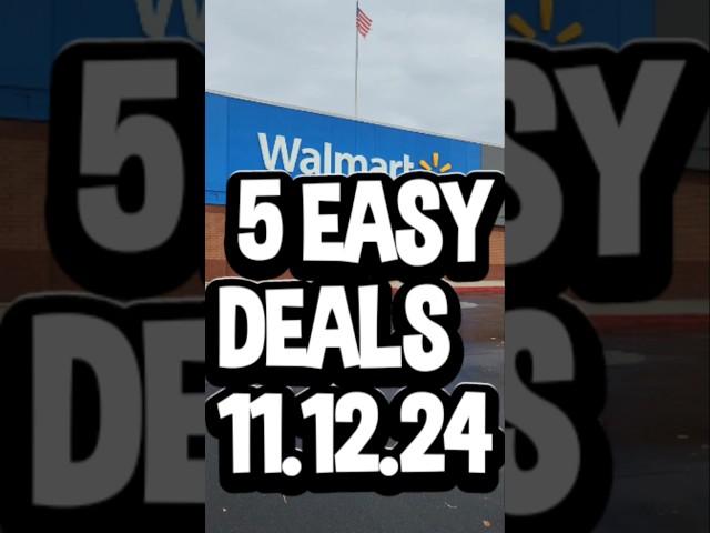 5 Easy Walmart Deals:11.12.24 