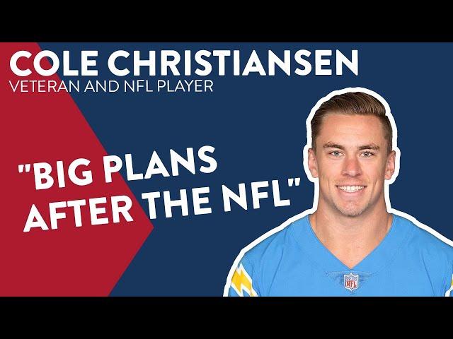 What big plans does Cole Christiansen have after his NFL career?