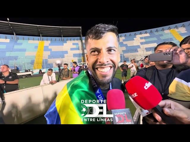 ️️ Gabriel Araujo | Post partido tras levantar la copa con Olimpia 
