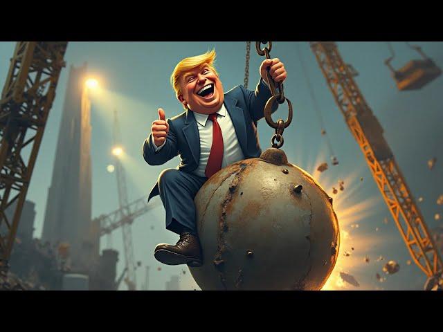 Trump's 2024 Comeback Anthem - 'Wrecking Ball' Parody | Satirical Song Trump's Reelection Policies