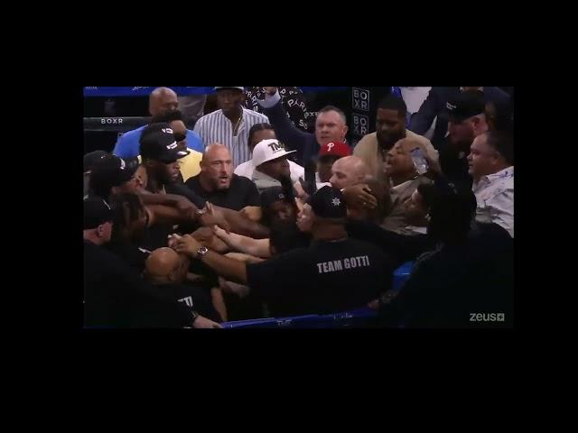 Floyd Mayweather vs. John Gotti III - In-Ring Brawl