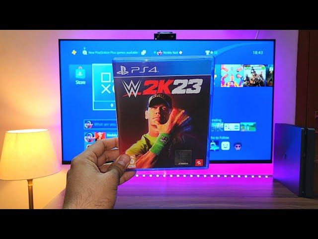 WWE 2K23 Gameplay (PS4 Slim) 4K HDR TV