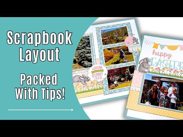 Loads of Scrapbooking Tips / Double Page Scrapbook Layout