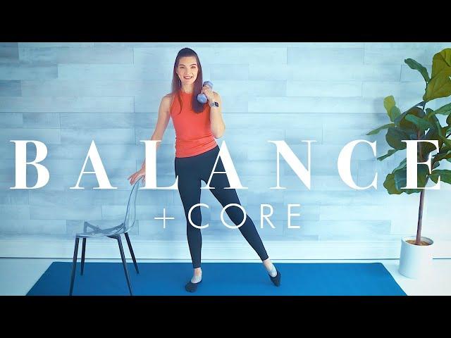 Standing Exercises for Balance, Core & Toning // Senior & Beginner Workout At Home