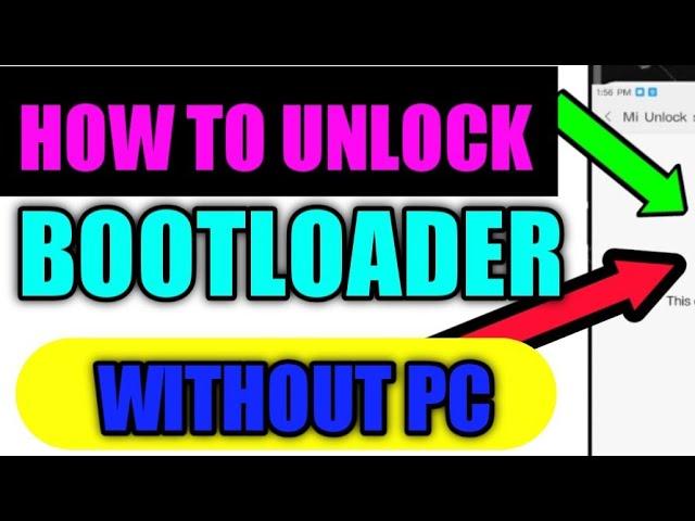 Redmi 5a unlock bootloader without pc