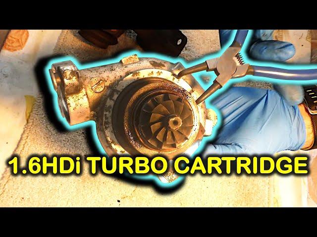 How to replace the turbo cartridge in 1.6HDi/TDCi engines (90bhp)