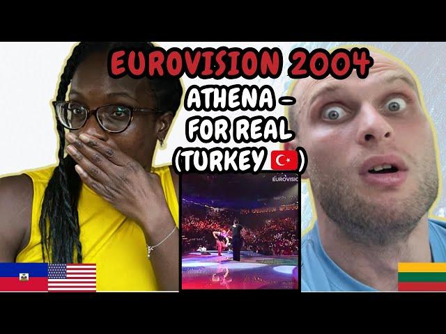 REACTION TO Athena - For Real (Turkey  Eurovision 2004) | FIRST TIME HEARING