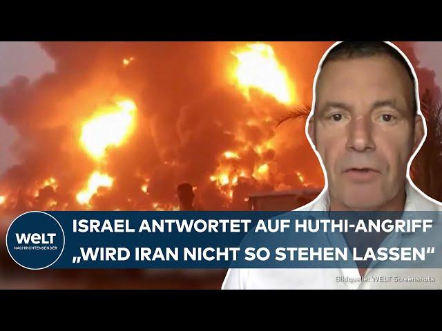 KRIEG IN NAHOST: Gegenschlag auf Hodeida! Israel bombardiert Hafenstadt im Jemen – Großbrand