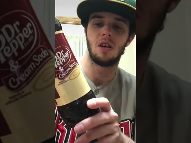 Spencer reviews Dr Pepper cream soda #creamsoda#drinkreview #drpepper #soda #drinkreview #drink