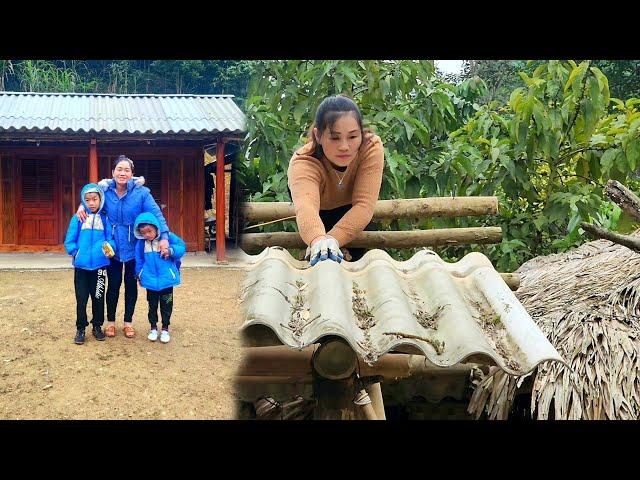 single mother demolishes old house alone DANG THI DU