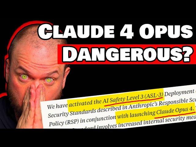Claude 4 Opus is the MOST DANGEROUS Model | INSANE Coding and ML Abilities