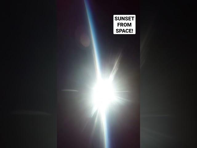 From the archives: Capturing a sunset from space ️