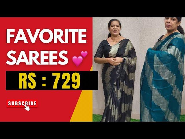F893 | Adipoli Sarees ️ Daily Wear @ Rs:729 | You will love it | Fiyon Boutique Sarees Online