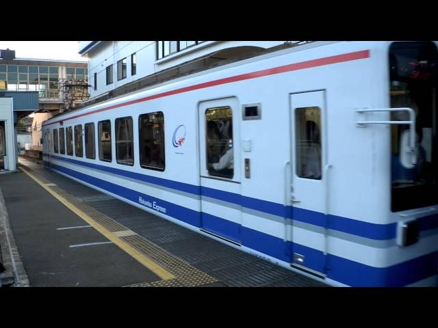 HK100-1+4ほくほく線844M　六日町駅発車