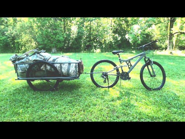 Mountain Bike And Handmade Trailer Finally Finished! #mountainbike