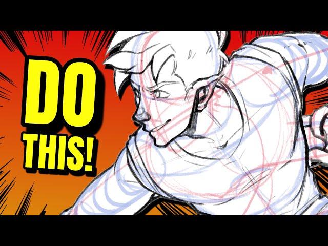 4 Ways to Draw Better Action Poses!