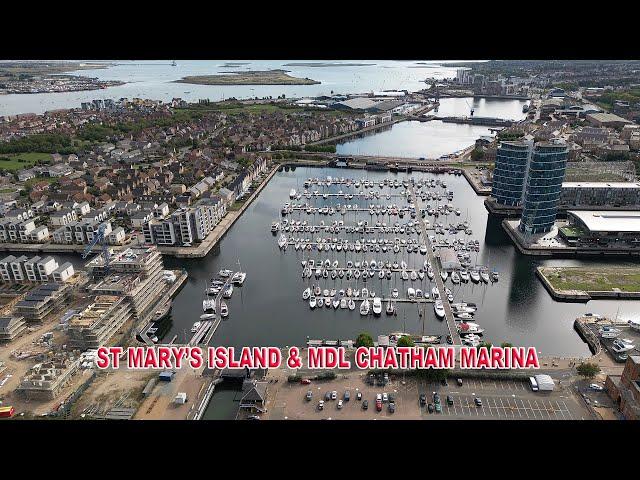 VIEWS ACROSS St Mary's Island & MDL Chatham Marina 20 9 2022