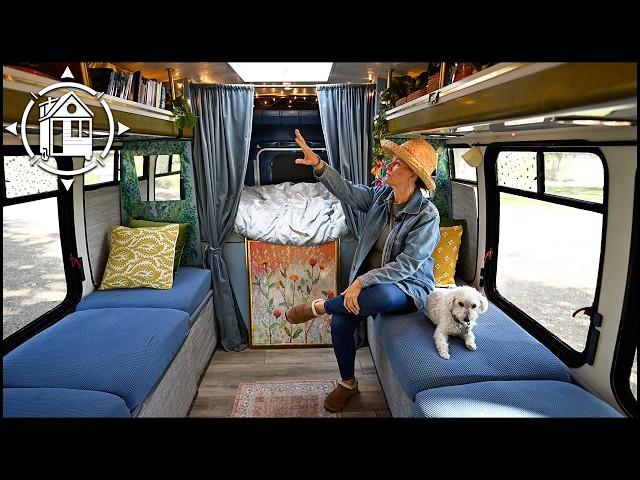 She turned a shuttle bus into a classy studio apt for $16k