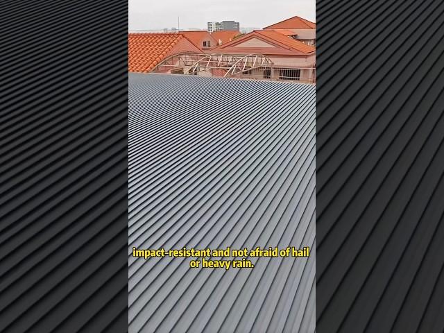 still has a value of 70 - 80% when recycled. #roofingmaterial #aluminumroof #metalroof #roofing#roof