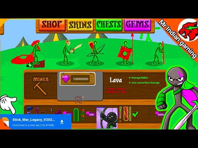 stick war legacy VIP mod free download 100% working enjoy aur no password free 