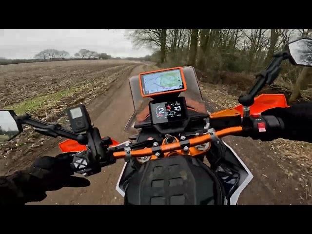 Off-road route van groesbeek naar valkenswaard deel 1 01 03 2025 KTM890 adventure R