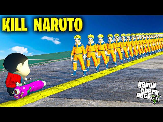 1000 Naruto's vs Shinchan in Gta5 | Happy Gamer