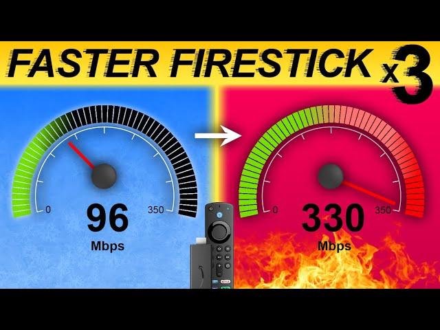 TRIPLE Your Firestick Internet SPEED!!