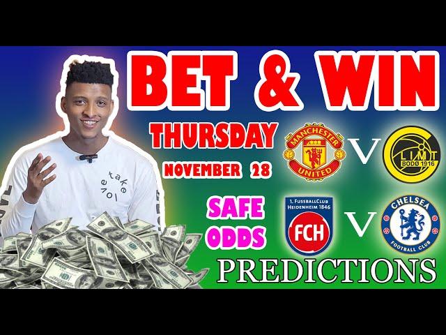 Europa league & conference league Football Prediction Today 28-11-2024 |  Betting tips Today |