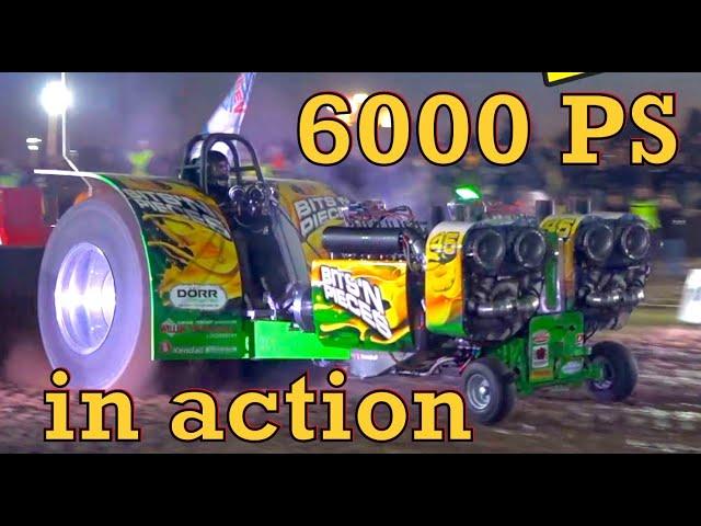 Turbinen, Flugmotoren und Turbolader -  Freie Klasse Grimmen 2024 #tractorpulling #motorsport