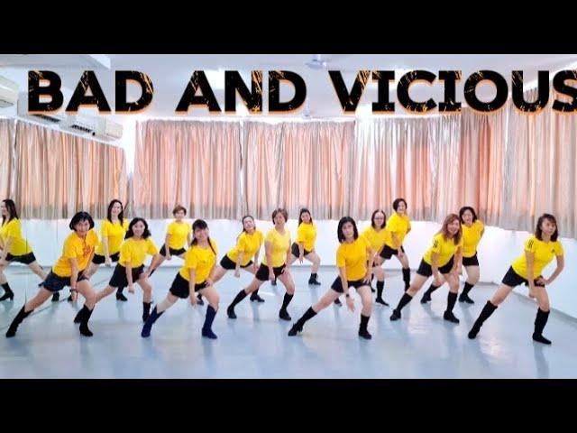 Bad And Vicious | LINE DANCE | Niels Poulsen (DK) - July 2024 | Demo by Superb Lamon