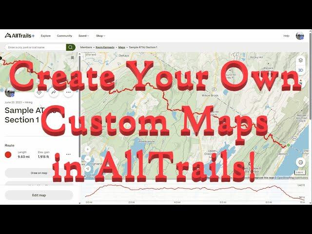 How to Create a Custom Map in AllTrails