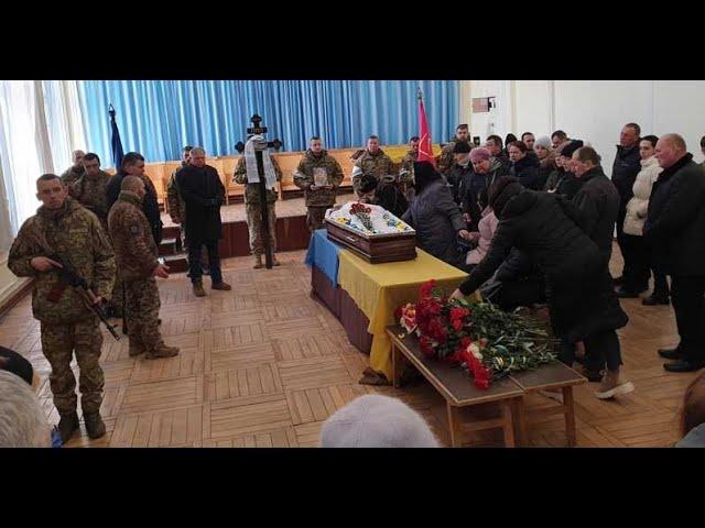 В Бердичеві провели в останню путь загиблого під Бахмутом Ігоря Перковського
