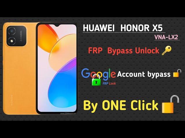 HUAWEI HONOR X5 FRP Bypass | VNA-LX2 Google Account Unlock By One Click Bypass Done ️ HONOR X6