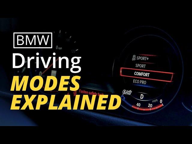 BMW Driving Modes Explained – ECO Pro, Comfort, Sport, Sport +